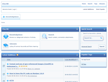 Tablet Screenshot of kb.eiva.dk
